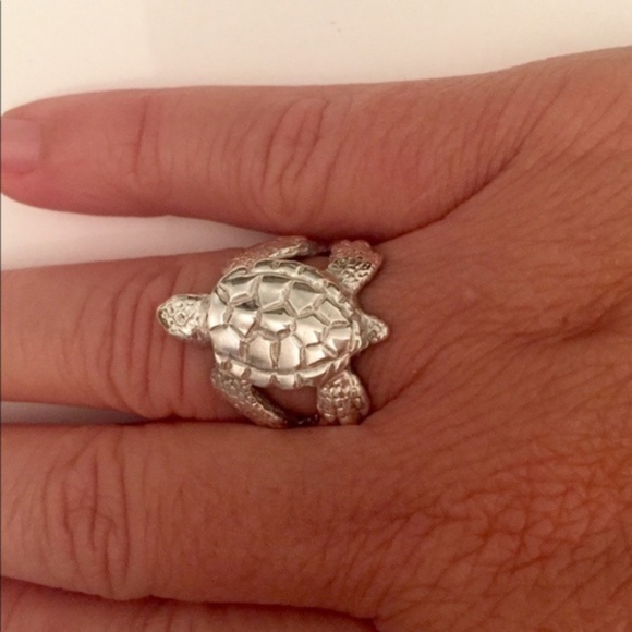 NWT, .925 ring baby sea turtle ring handmade by me - Picture 3 of 7